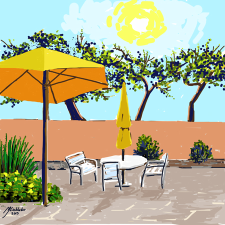 Vacation Drawing 03 (Michael Liebhaber, Digital-iPad, 2013)